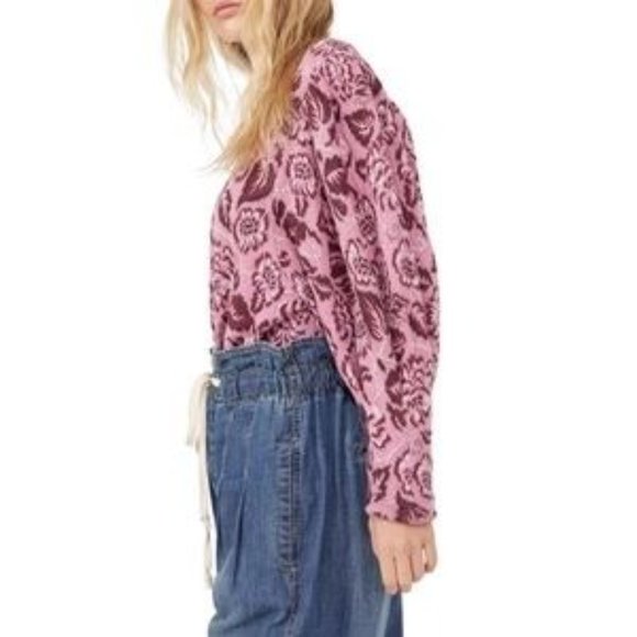 Free People No Ordinary Top - Smoked Pink Combo - NWT - Picture 5 of 6